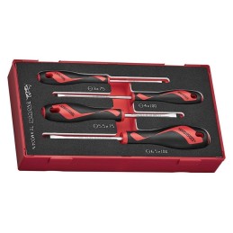ZESTAW WKRĘTAKÓW PŁASKICH TENG TOOLS TEAMD04N, 4SZT.