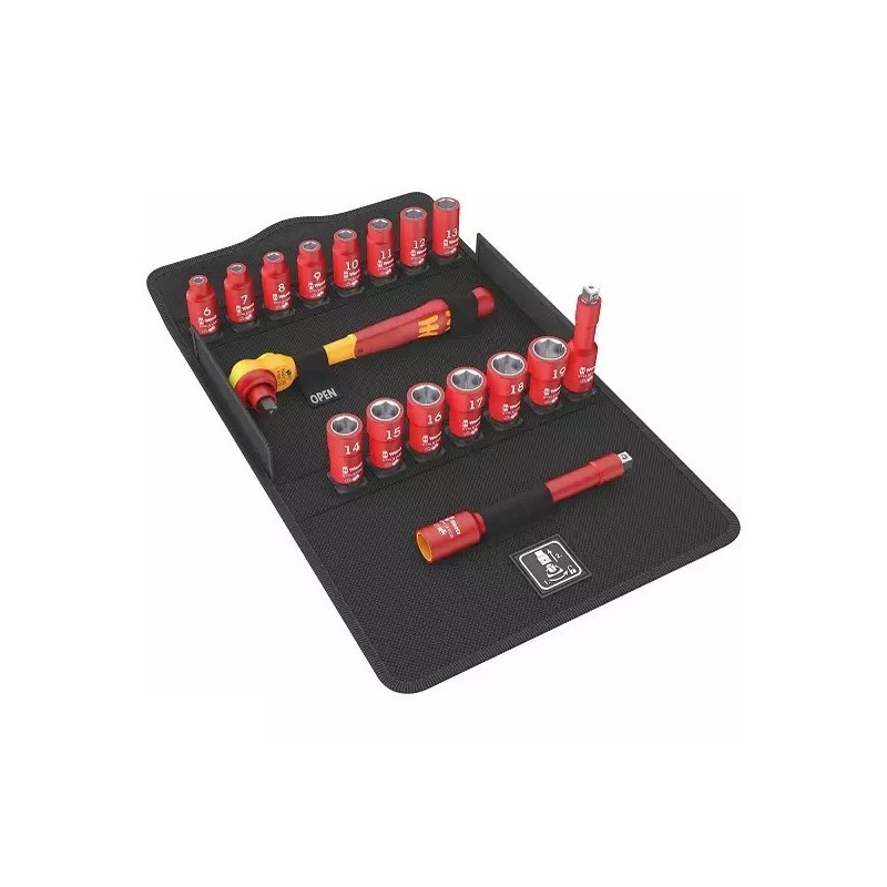 ZESTAW Z GRZECHOTKĄ ZYKLOP 3/8'' VDE, 8100 SB VDE 1, 17CZ.