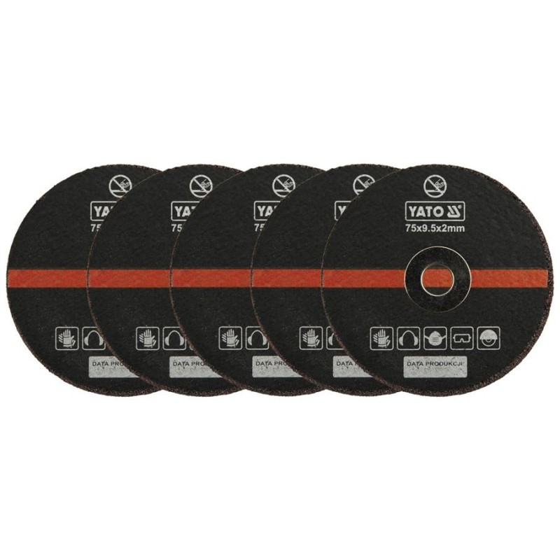 KOMPLET TARCZ DO CIĘCIA METALU 75MM2MM KOMPLET TARCZ DO CIĘCIA METALU 75MM2MM