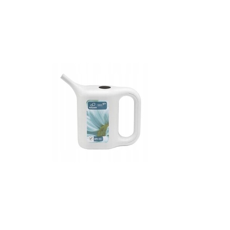 KONEWKA PLASTIKOWA TRAPEZIUM 1.5L JASNY POPIEL