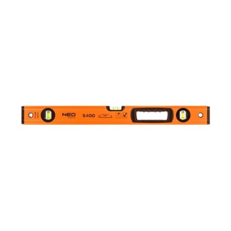 POZIOMNICA ALUMINIOWA S 400 3 LIBELLE 2 UCHWYTY 60CM