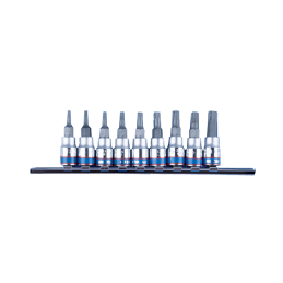 KPL. NASADEK 1/4'' TORX 9 SZTUK T8-T40