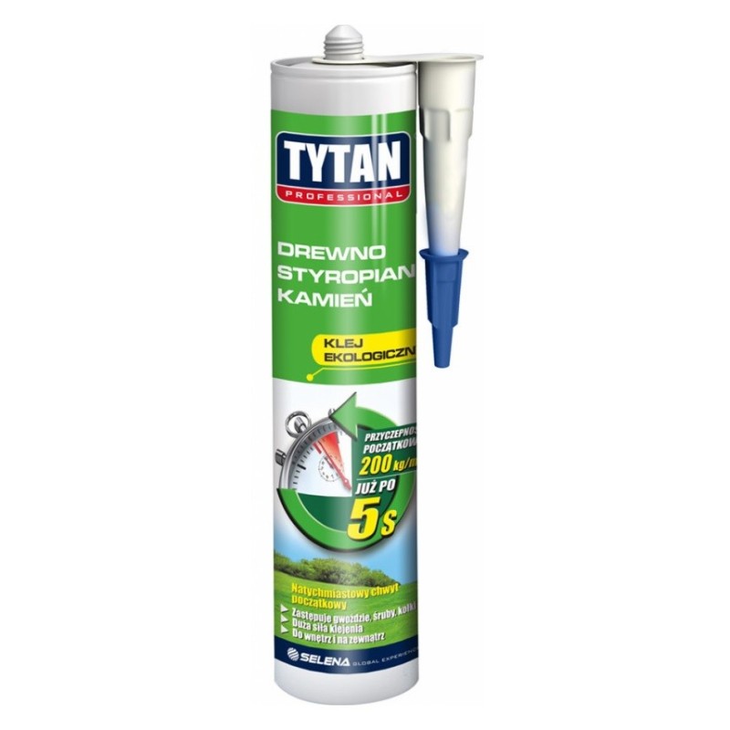 KLEJ MONTAŻOWY 290ML TYTAN EKOLOGICZNY WODNY KLEJ MONTAŻOWY 290ML TYTAN EKOLOGICZNY WODNY