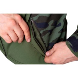 KURTKA SOFTSHELL CAMO S