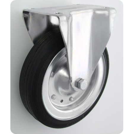 KOŁO METAL-GUMA 200MM OBUDOWA STAŁA 63