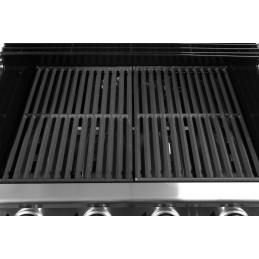 GRILL GAZOWY 4+1 STAL NIERDZEWNA 17,5KW