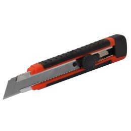 NÓŻ Z OSTRZEM ŁAMANYM 25MM RUBBER