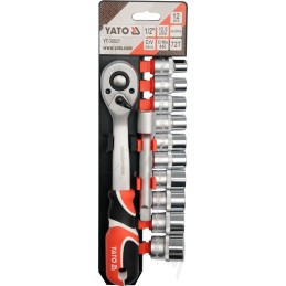 ZESTAW KLUCZY NASADOWYCH 1/2'' 12 CZĘŚCI