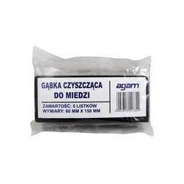 GĄBKA CZYSZCZĄCA DO RUR MIEDZIANYCH 60150MM 10 LISTKÓW