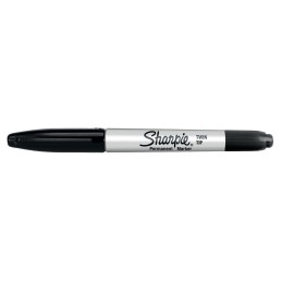 MARKER SHARPIE TWIN TIP CZARNY