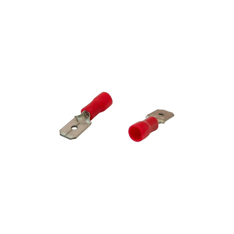 KOŃCÓWKA WSUWANA IZOLOWANA 0.5-1.5MM 0.8-6.35 10 SZTUK KOŃCÓWKA WSUWANA IZOLOWANA 0.5-1.5MM 0.8-6.35 10 SZTUK